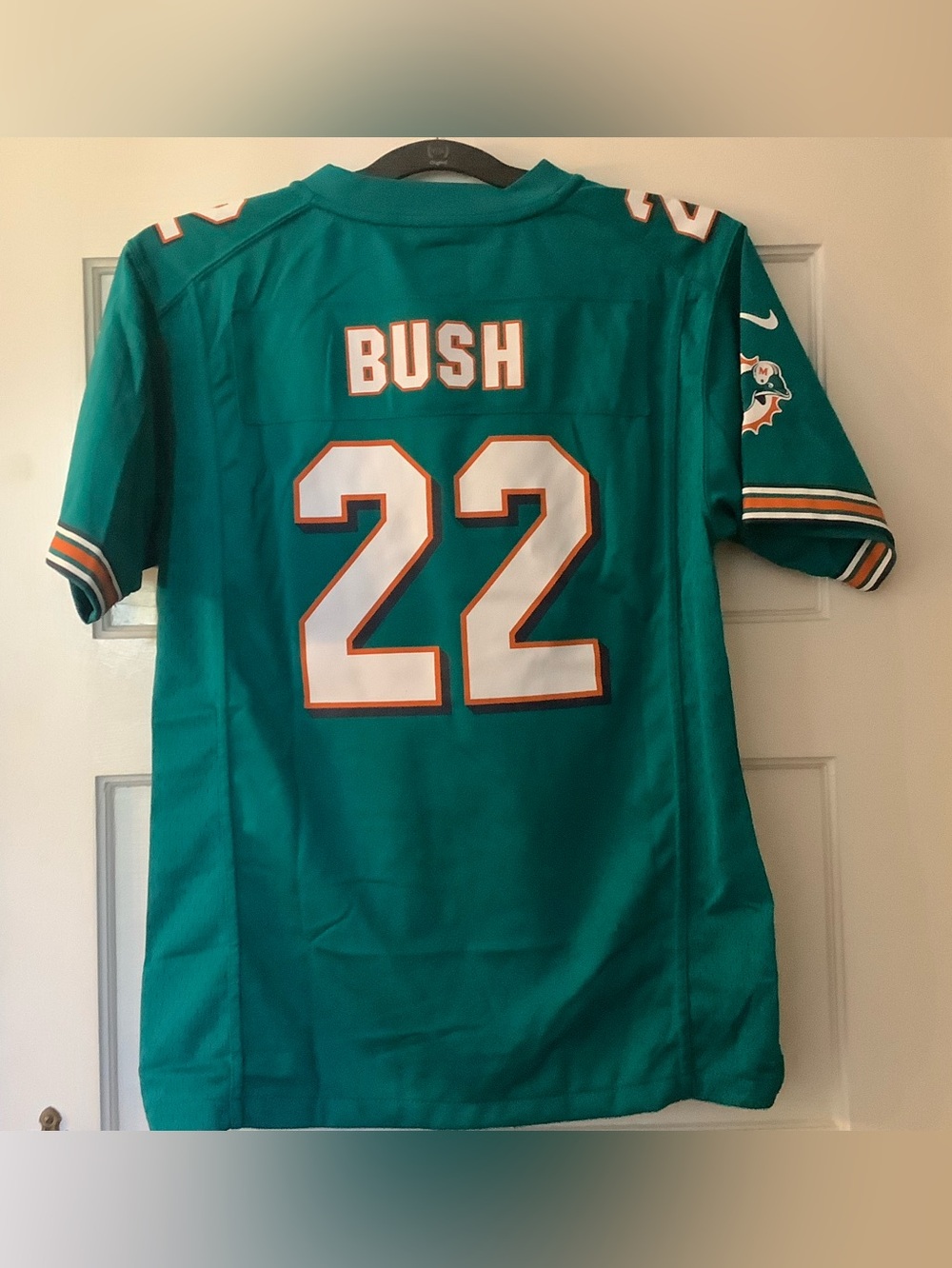 NFL Nike Miami Dolphin's #22 Bush Jersey kids L (14-16)